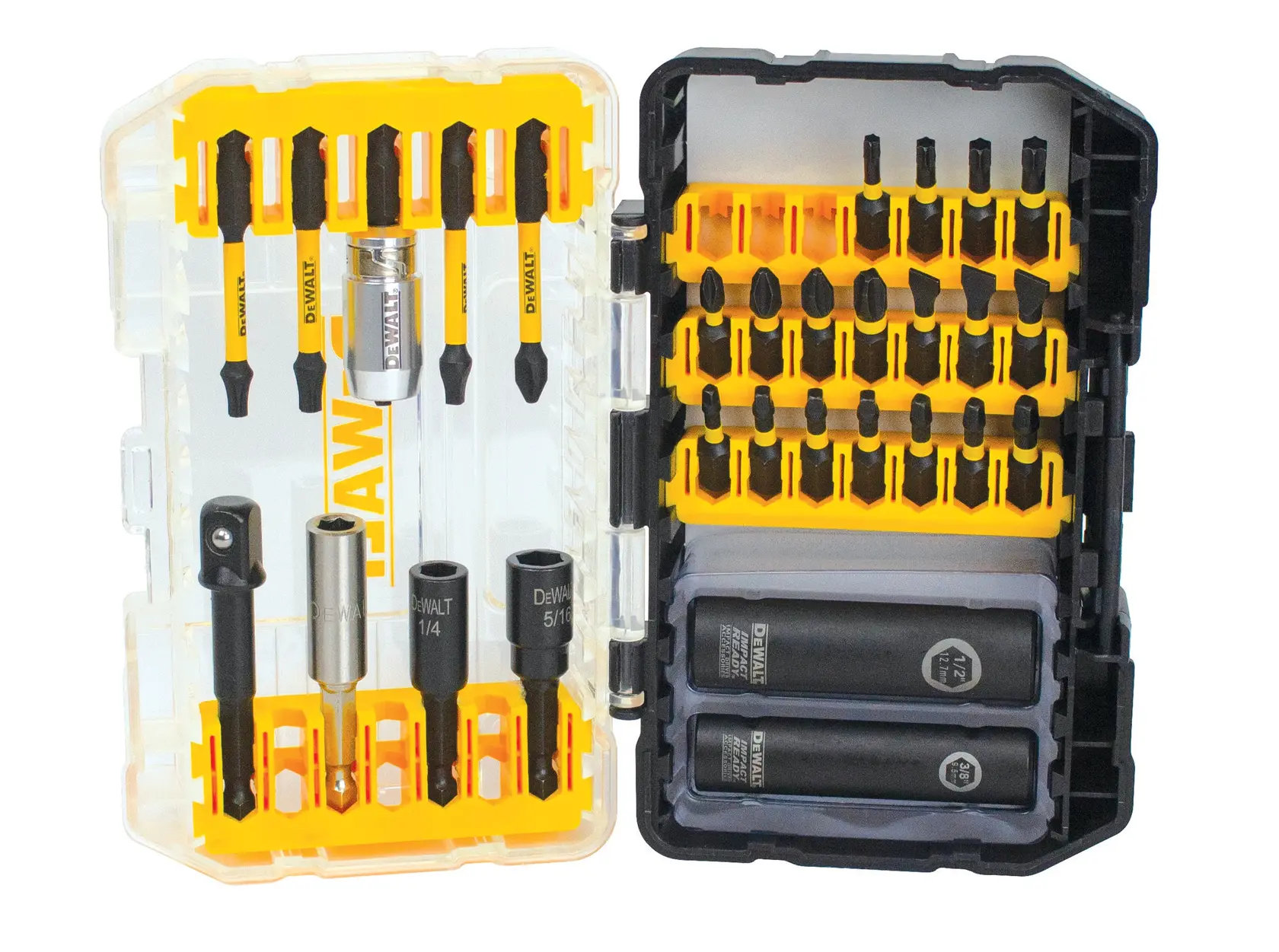 DEWALT® 30-Piece FLEXTORQ® IMPACT READY® Screwdriving Bit Set with ToughCase®+