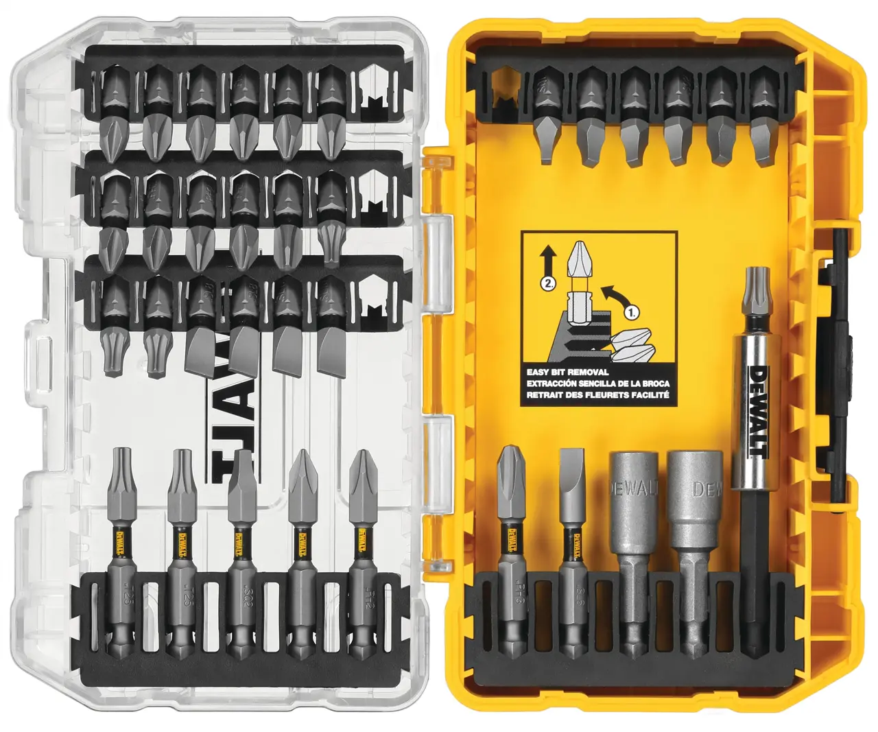 TOUGH GRIP Screwdriving Bit Sets With ToughCase+ System