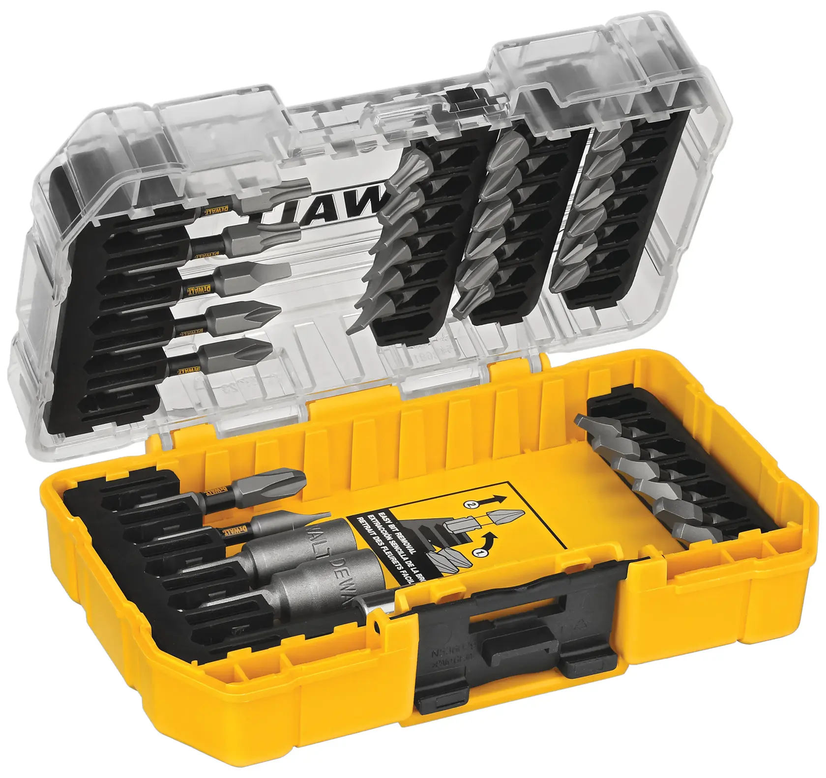 TOUGH GRIP Screwdriving Bit Sets with Tough Case + System opened box.