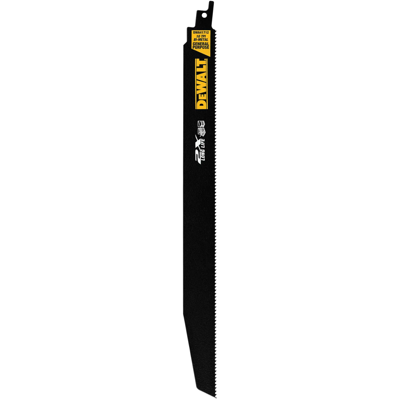 DEWALT® 12-Inch 10TPI 2X Recip Blade (5-Pack)