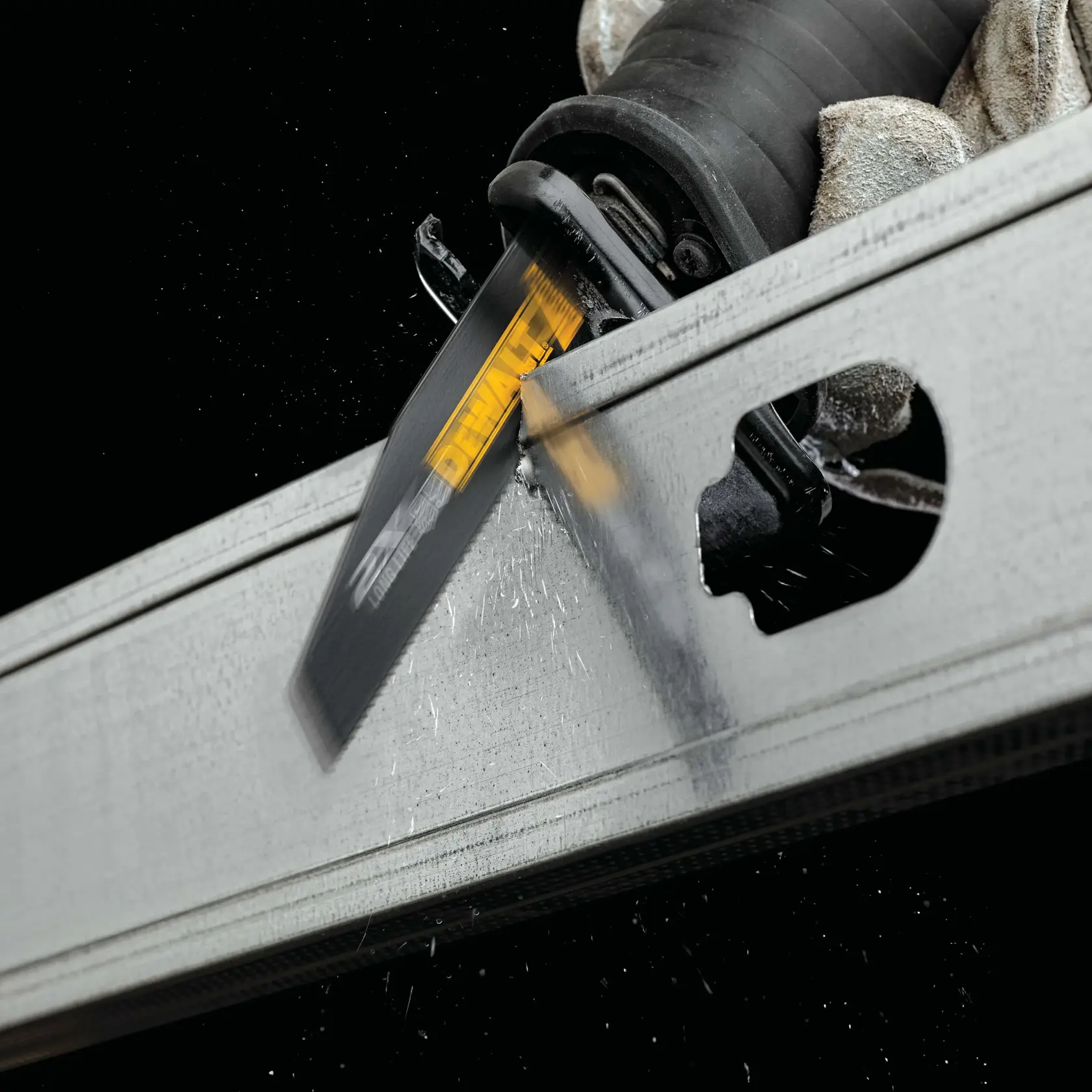 Long Life Wood Cutting Reciprocating Saw Blade in action.