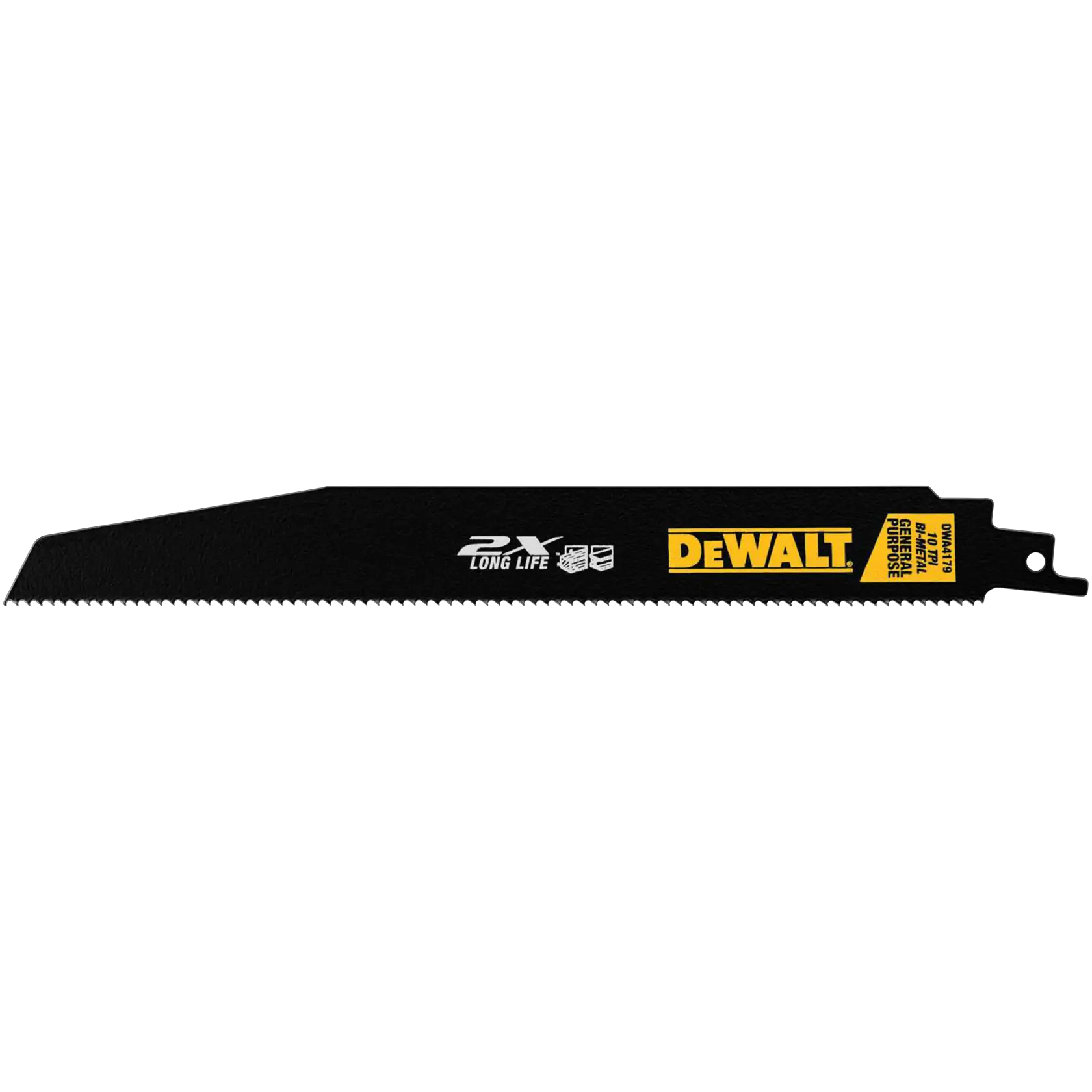 DEWALT® 9-Inch 10TPI 2X Recip Blade (100-Pack)