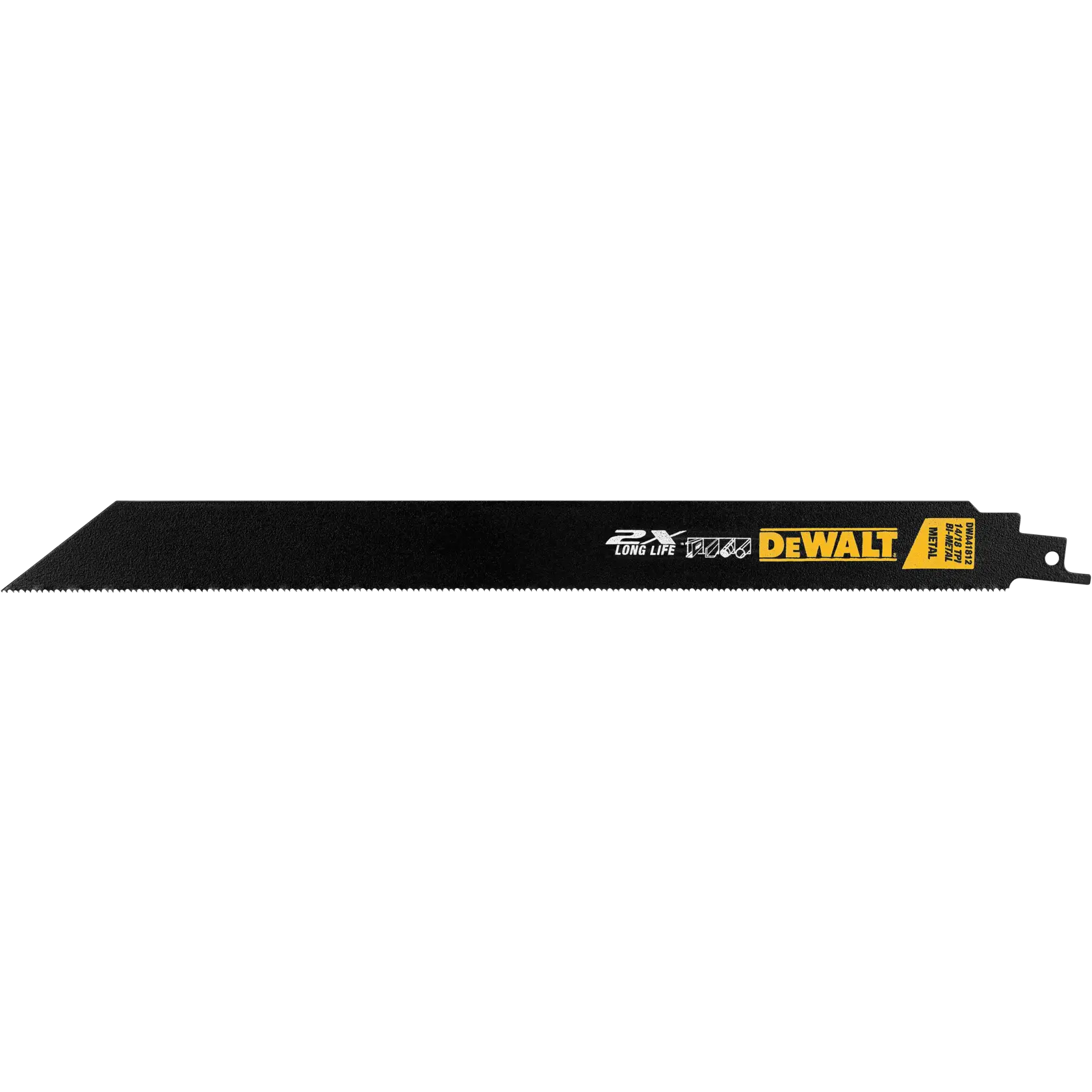 DEWALT® 12-in. 14/18T 2X™ Long Life Metal Reciprocating Cutting Blade (5 Pk)