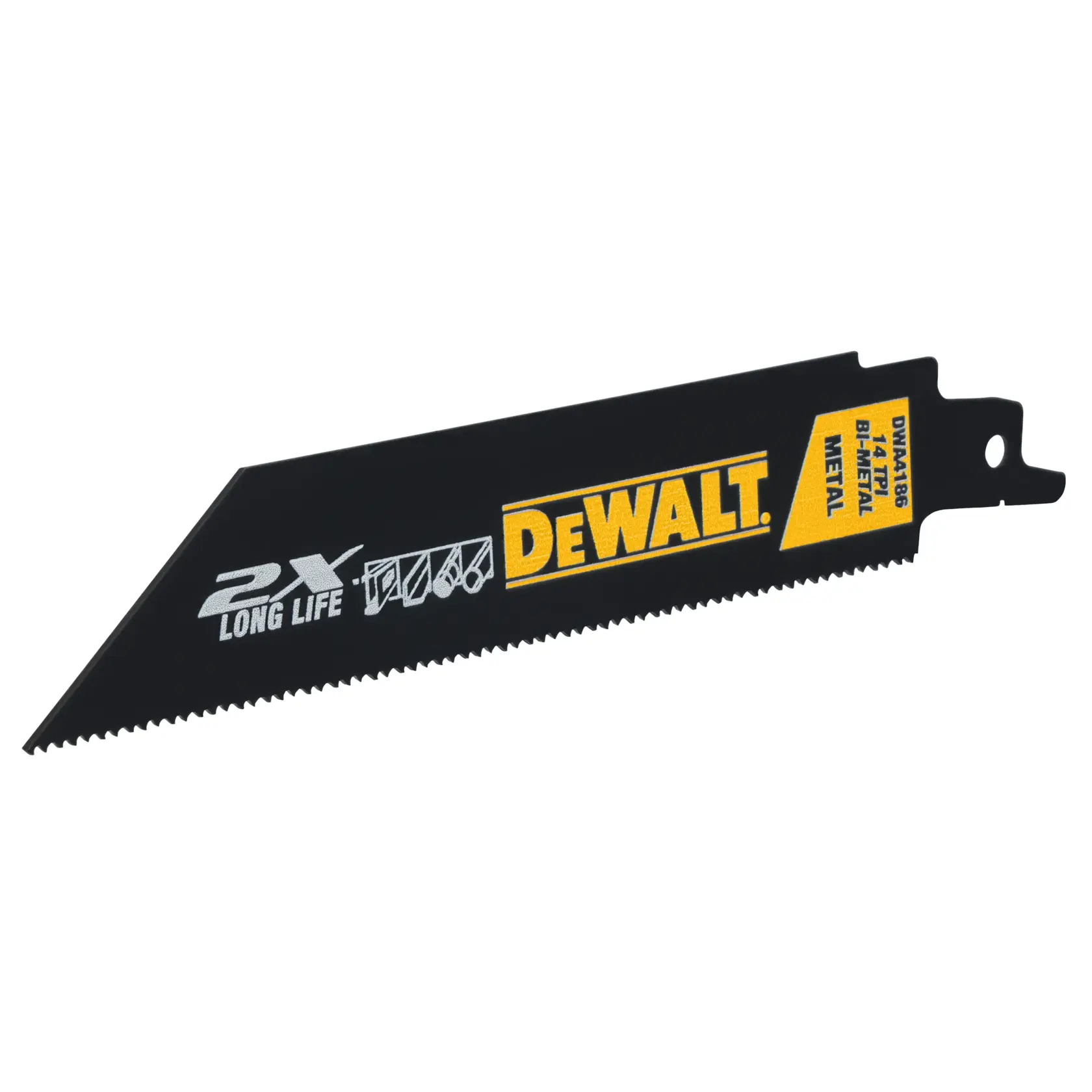 DEWALT® 6-in. 2X™ Premium Metal Reciprocating Cutting Blade (100-Pack) thumbnail 2