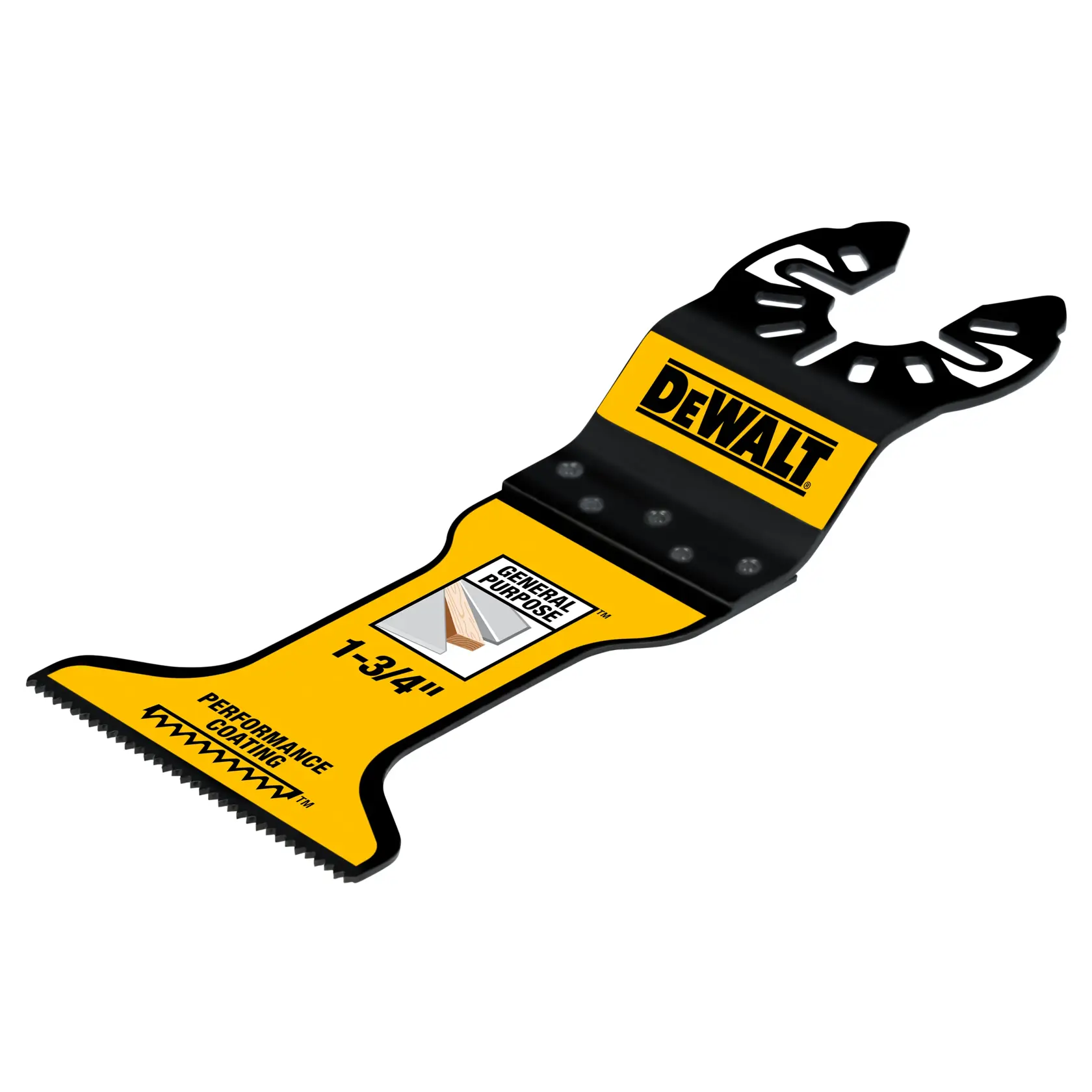 profile of Titanium Oscillating Wood Cutting Blade.