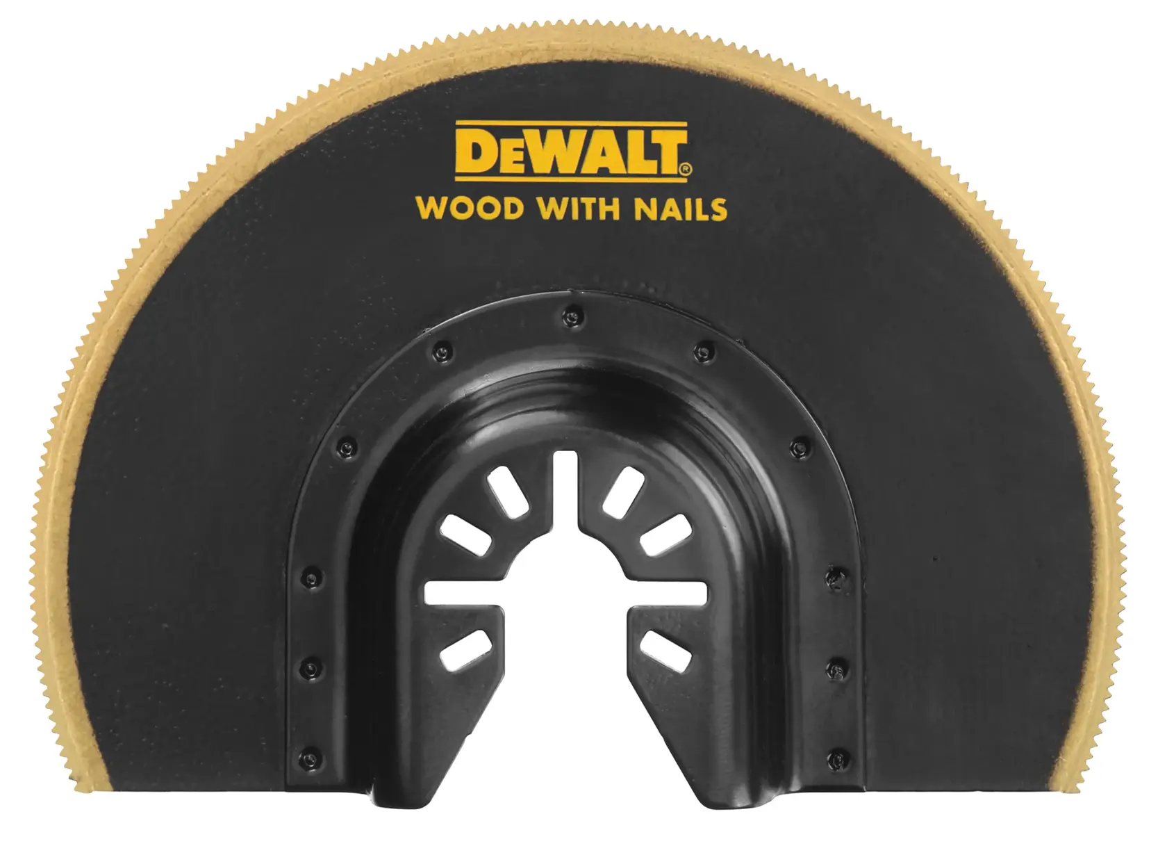 DEWALT® Titanium Coated Semi-Circle Oscillating Tool Blade for Flush Cutting thumbnail 2