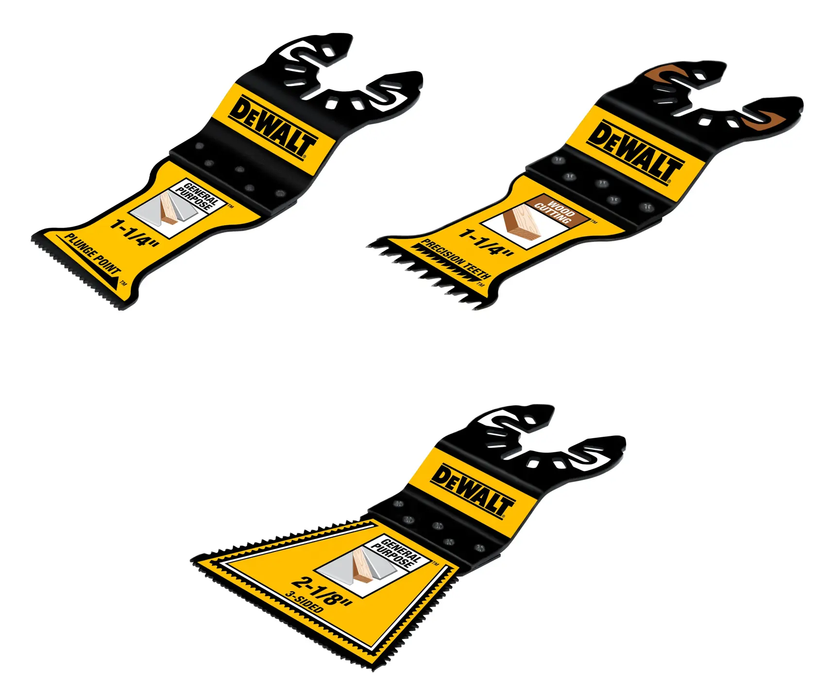 DW OSC General Purpose Cutting Set 3PCrnrn