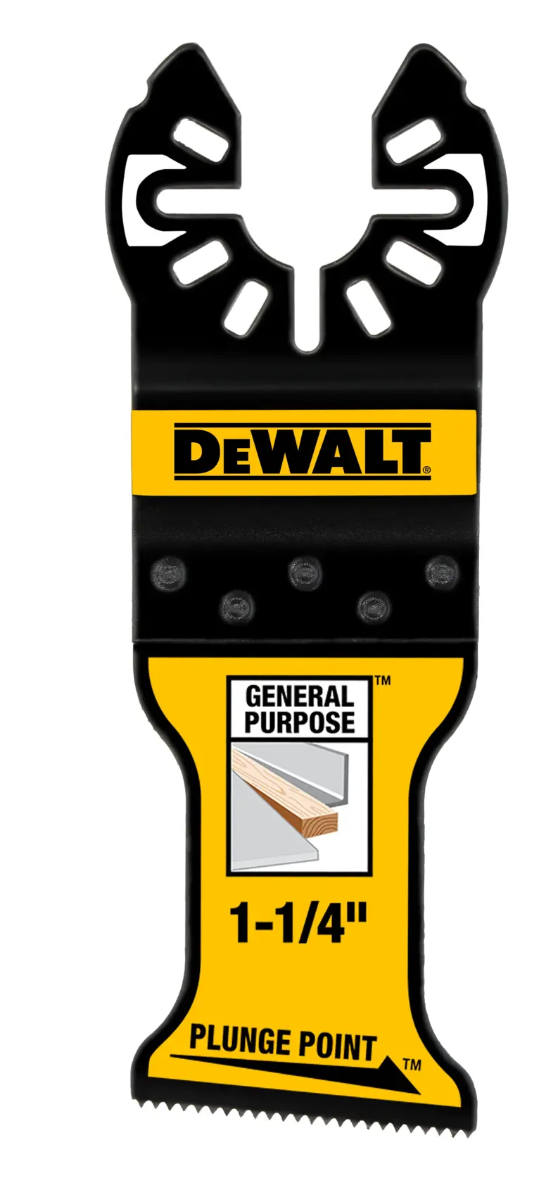 DEWALT® 1-1/4-in. PLUNGEPOINT™ General Purpose Blade (25 Pk)