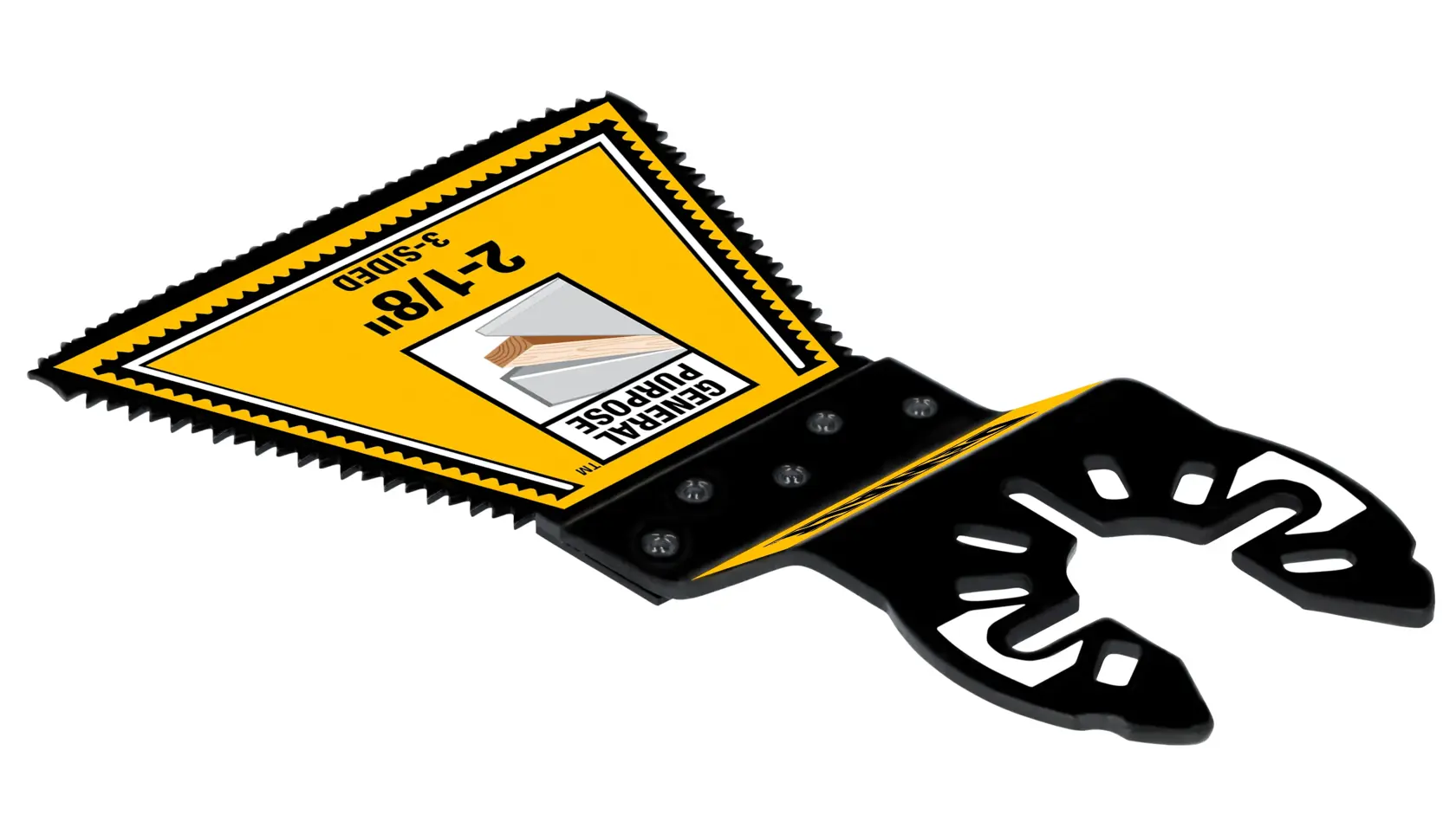 DEWALT® OSC 2-1/8-in. 3-Sided General Purpose Blade (3 PK) thumbnail 3