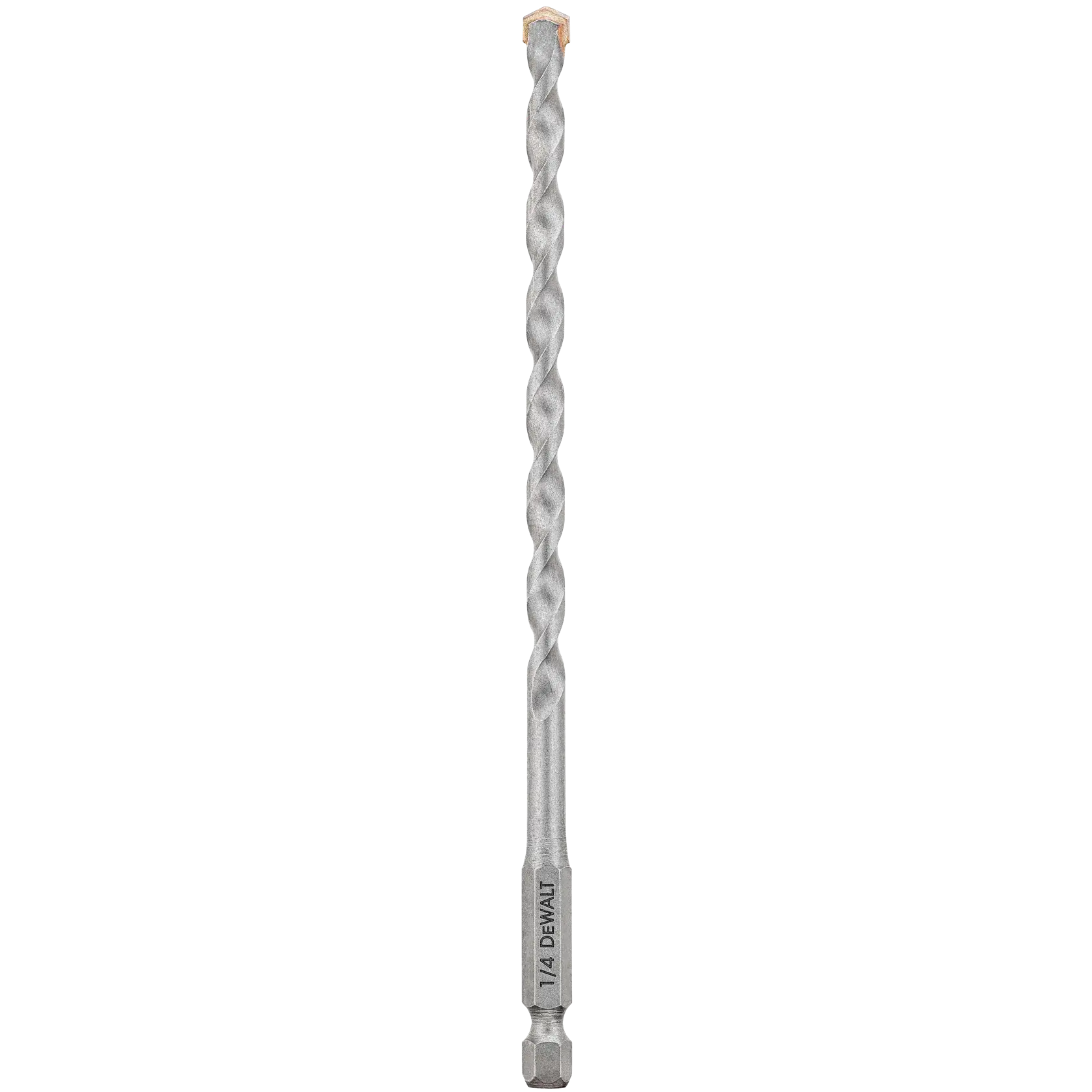 Impact ready masonry bit quarter inch by 4 inch by 6 inch.