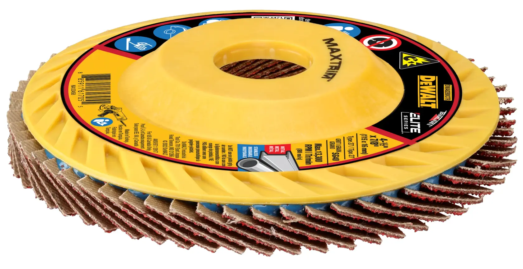 DEWALT® MAXTRIM™ Trimmable Flap Discs thumbnail 3