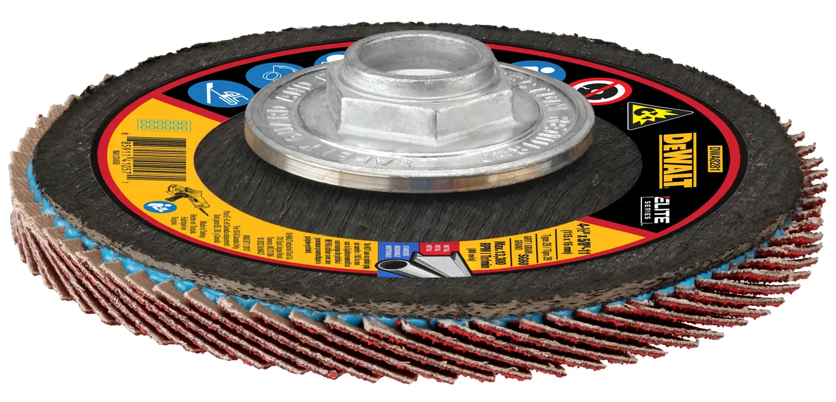 DEWALT® 4-1/2X5/8-11IN SG60 T29 CERFLAP DIS thumbnail 3