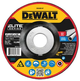 Profile of  XP ceramic fast grind wheel.