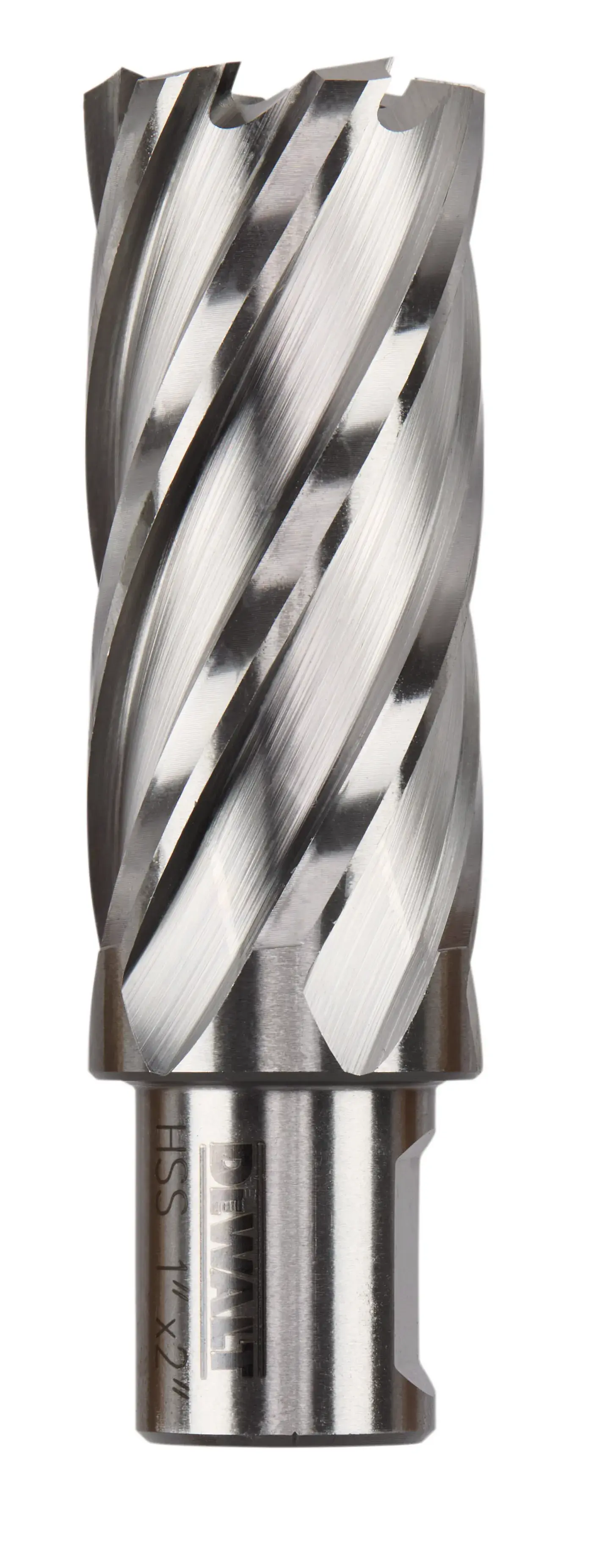 Profile of 1 and by 2 inch high speed steel annular cutter.