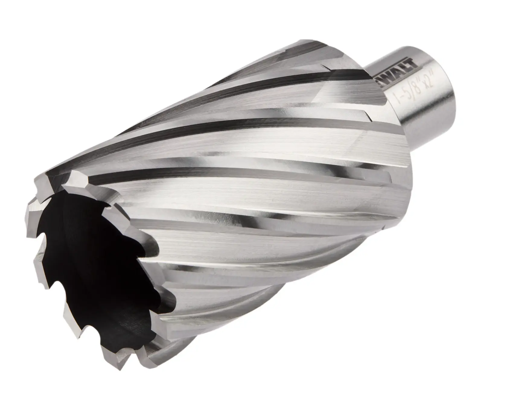 DEWALT® 1-5/8-in. x 2-in. HSS Annular Cutter, 3/4-in. Weldon thumbnail 2