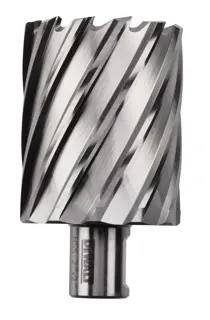 Profile of 2 by 2 inch high speed steel annular cutter.