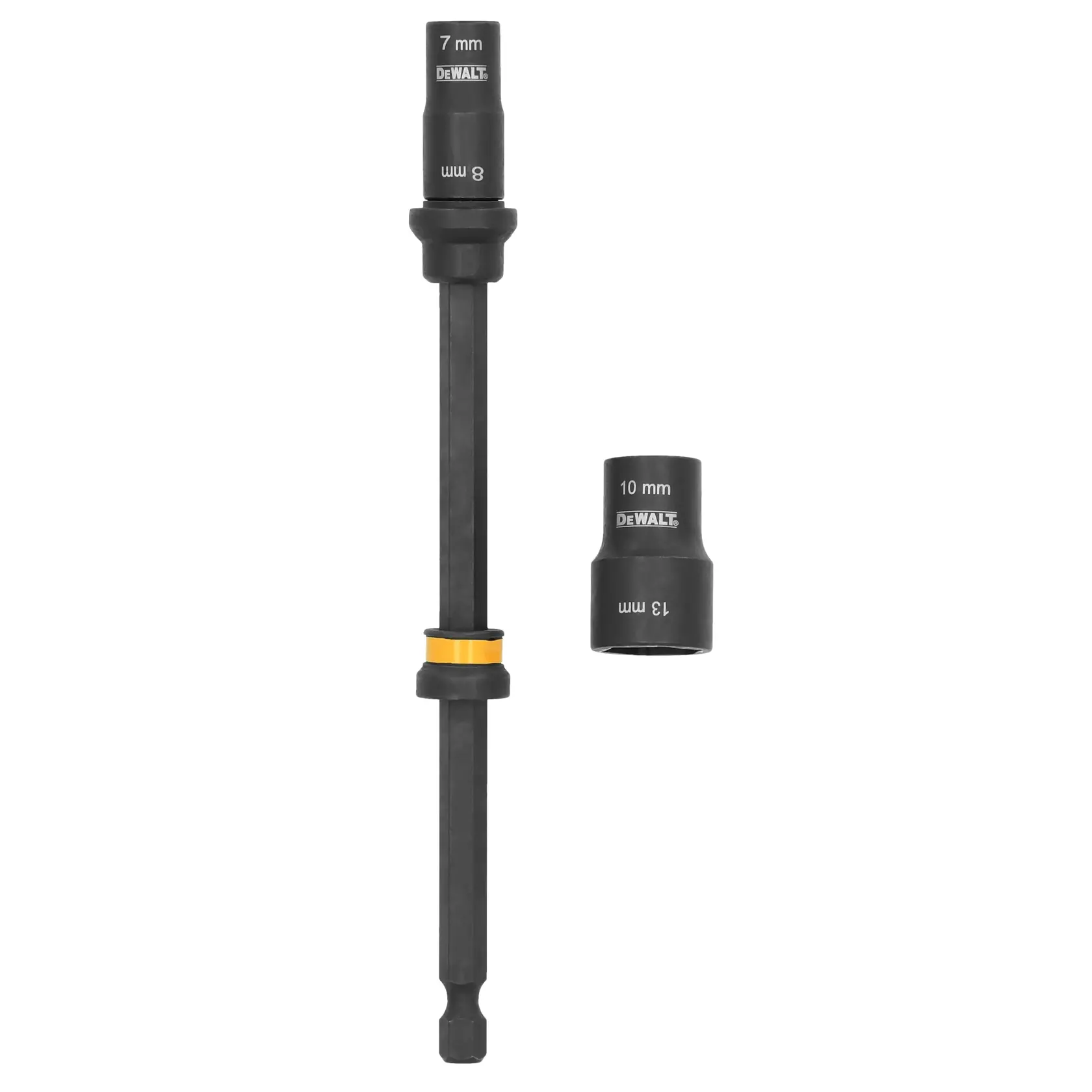Vertical Separate DeWalt DWADENDEXT-2mm 2: 6“ Double Ended Nut Driver METRIC 7mm+8mm & 10mm+13mm