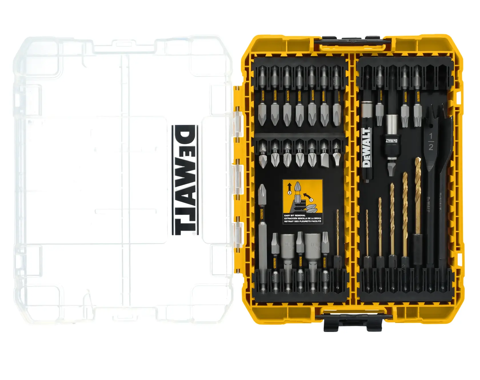 DEWALT® TOUGHGRIP™ 35-pc. Drill Bit & Screwdriving Bit Set