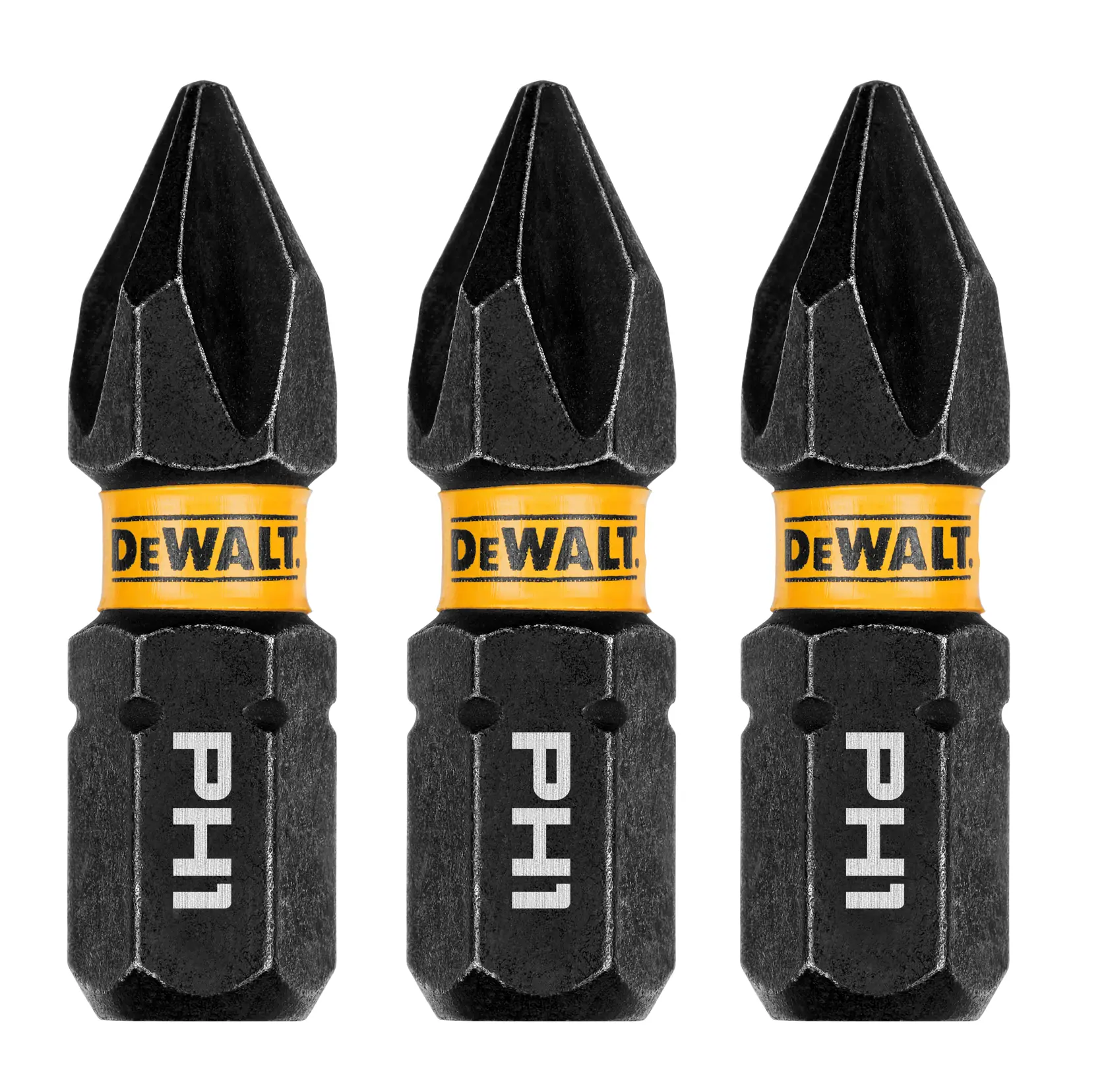 DEWALT FLEXTORQ BIT IN SET OF THREE front facing