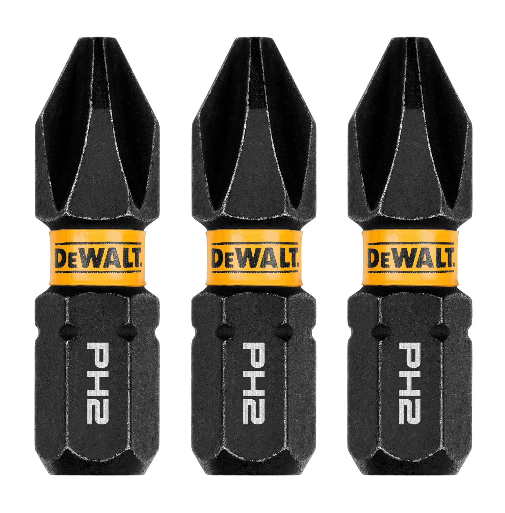 DEWALT FLEXTORQ BIT IN SET OF THREE front facing