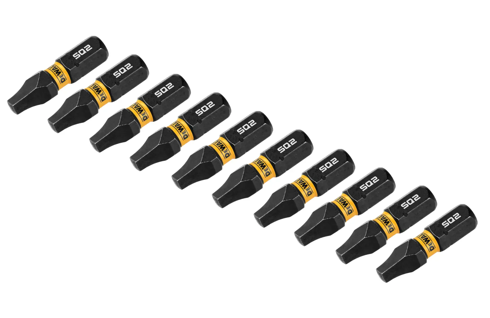 DEWALT FLEXTORQ BITS LARGE SET angled view