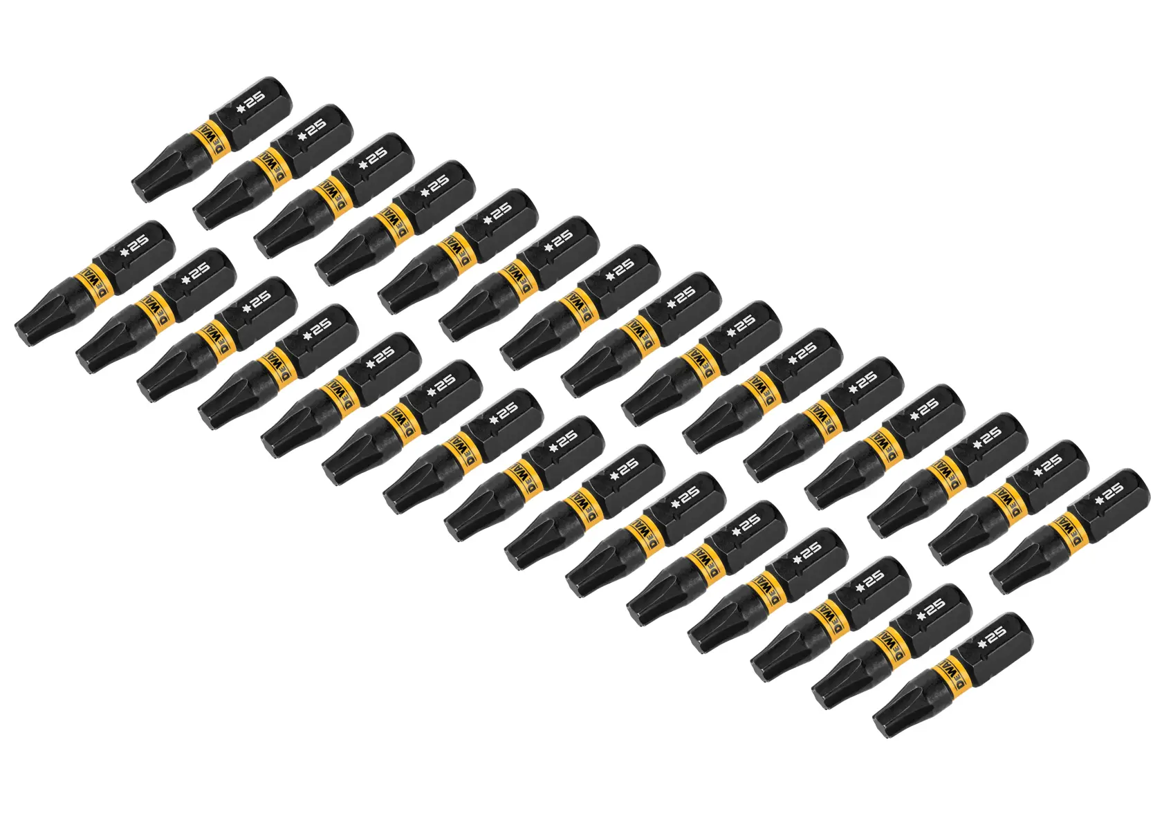 DEWALT FLEXTORQ BITS LARGE SET angled view