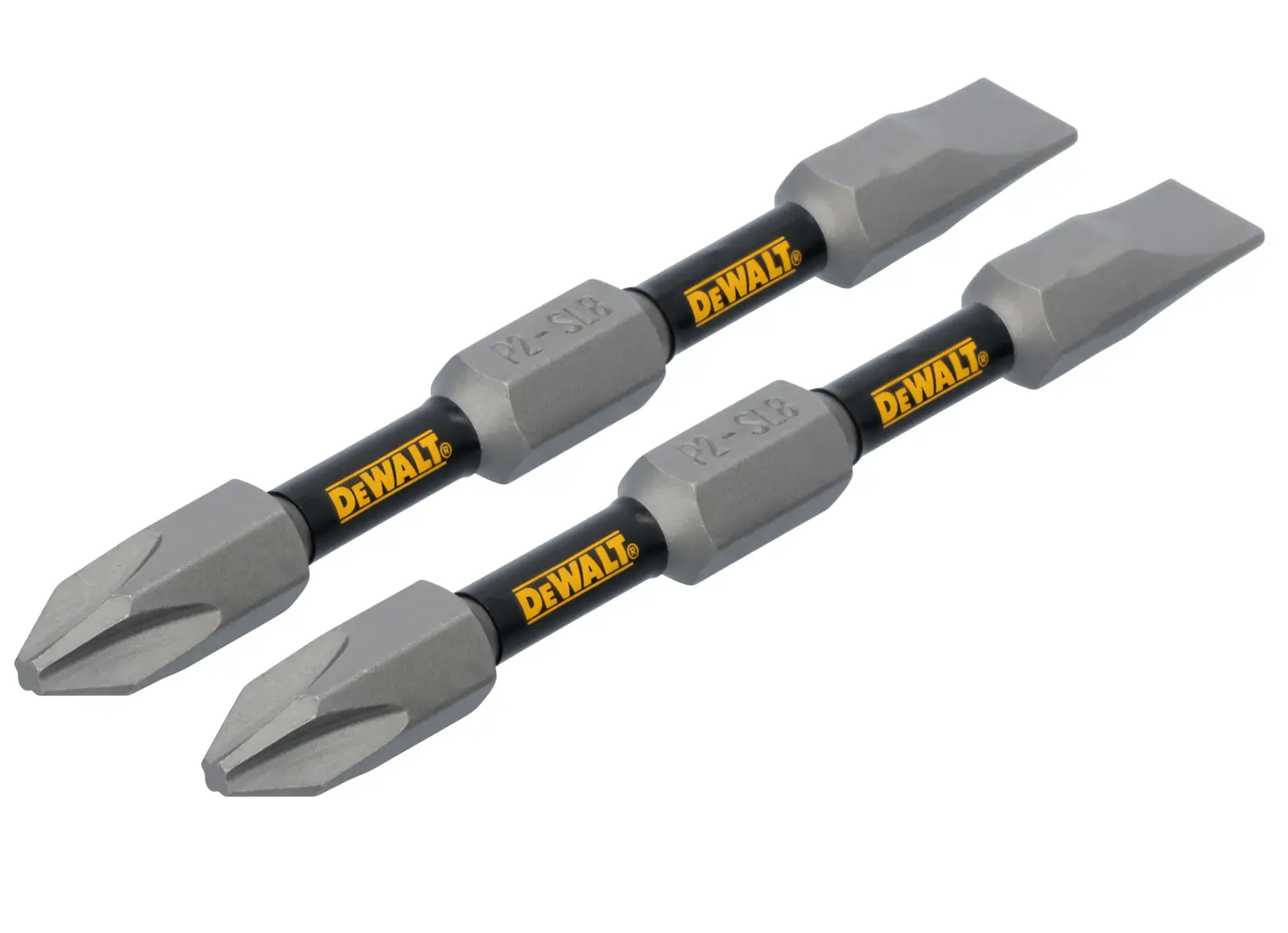 DEWALT® TOUGHGRIP™ 2.75-in. PH2/SL8 Double Ended Bits 2PK thumbnail 2