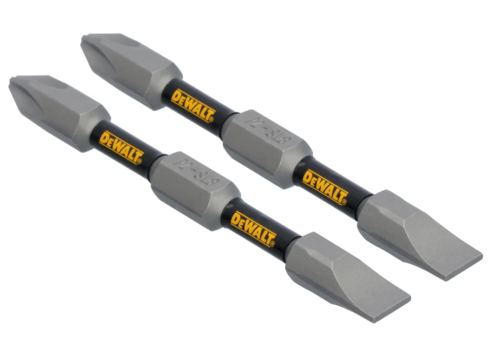 DEWALT® TOUGHGRIP™ 2.75-in. PH2/SL8 Double Ended Bits 2PK thumbnail 3