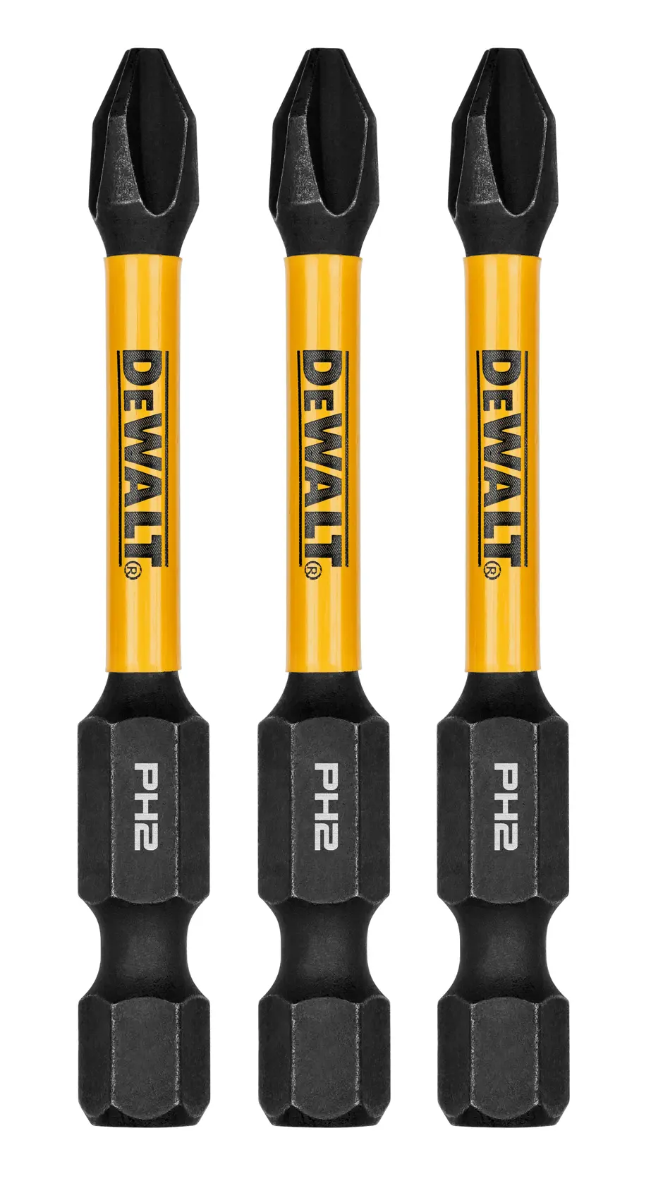 DEWALT FLEXTORQ BIT IN SET OF THREE front facing