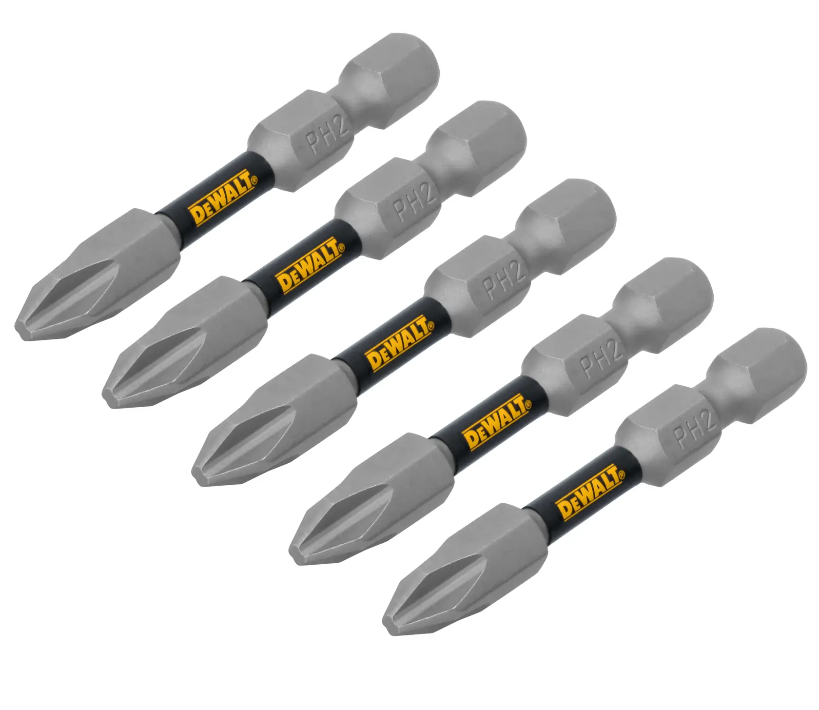DEWALT® TOUGHGRIP™ 2-in. PHILLIPS #2 5PK thumbnail 2