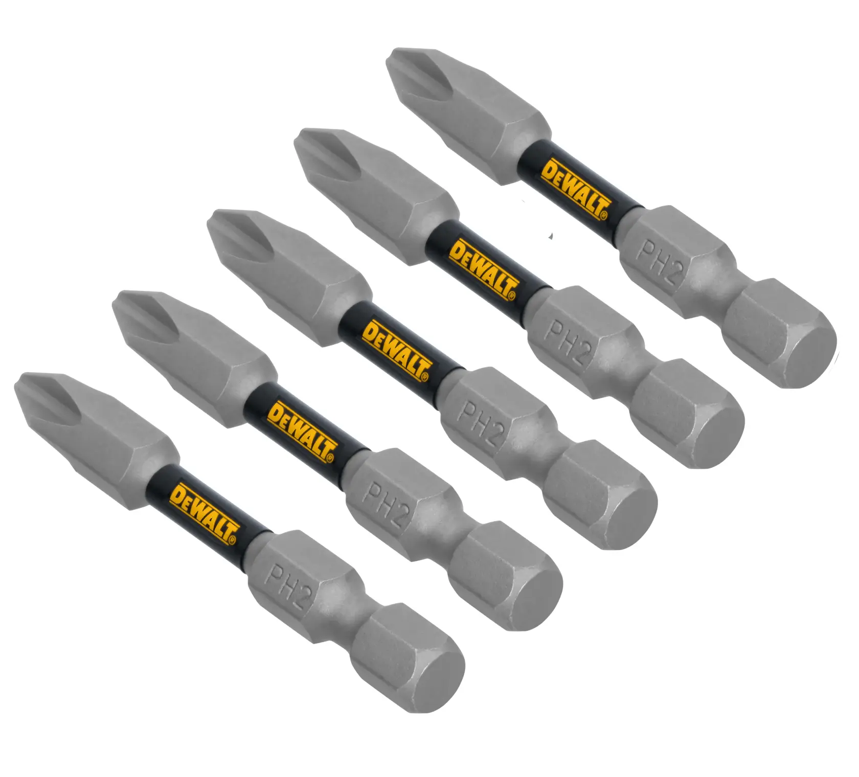 DEWALT® TOUGHGRIP™ 2-in. PHILLIPS #2 5PK thumbnail 3