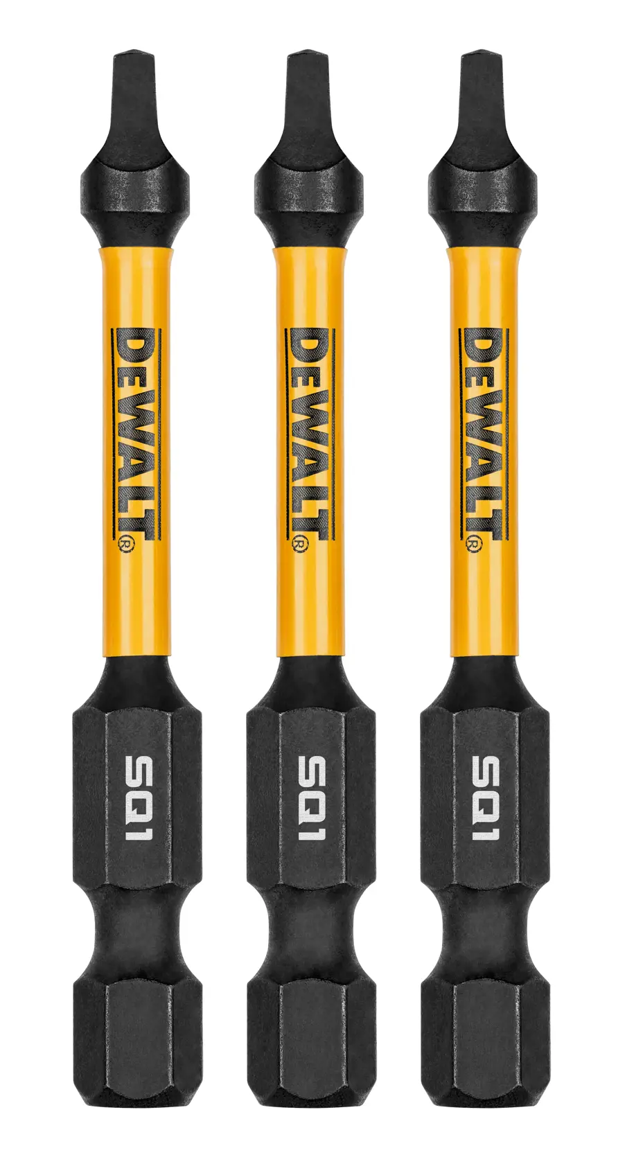 DEWALT FLEXTORQ BIT IN SET OF THREE front facing