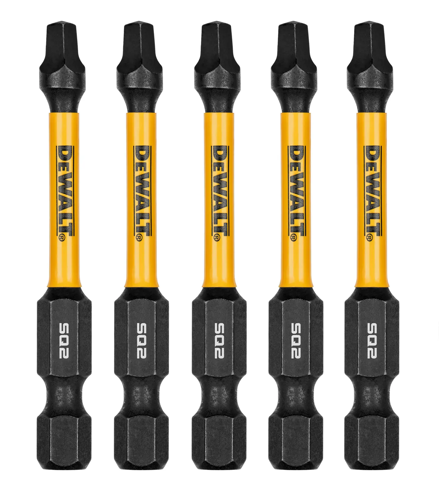 DEWALT FLEXTORQ BIT SET OF 5 front facing