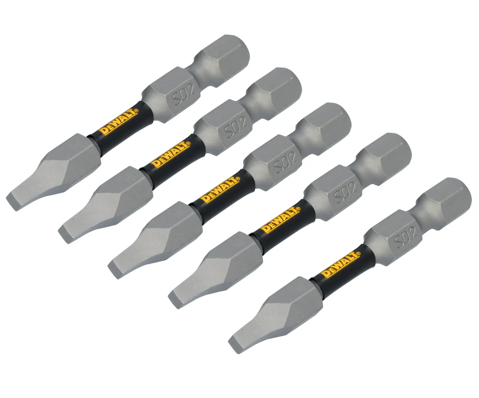 DEWALT® TOUGHGRIP™ 2-in. Square #2 5PK thumbnail 2