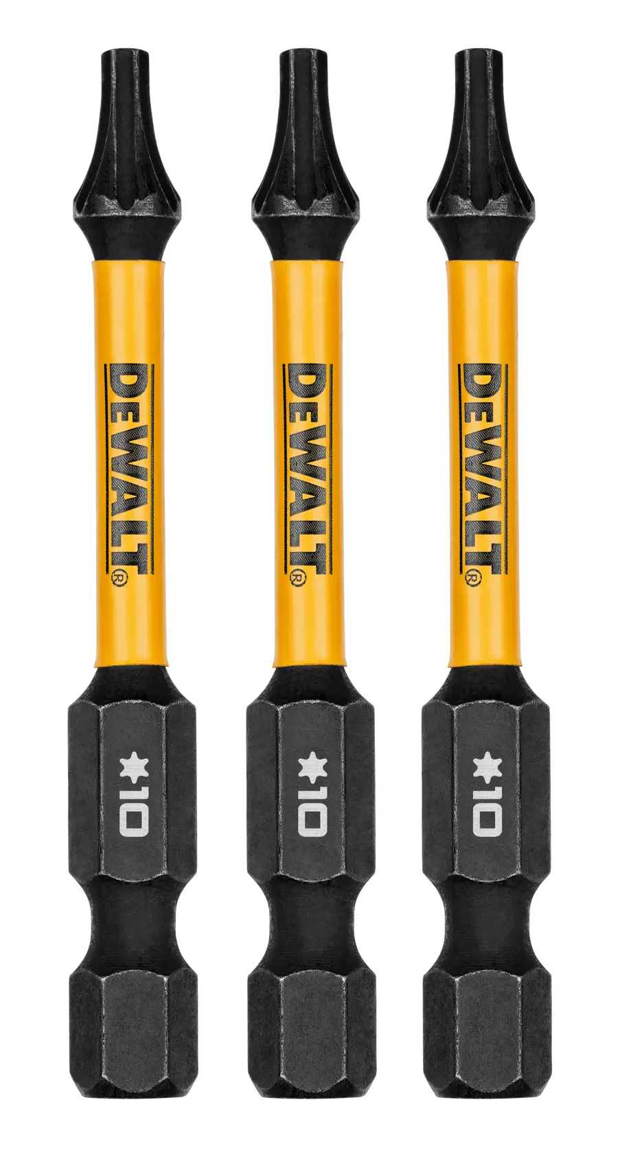 DEWALT FLEXTORQ BIT IN SET OF THREE front facing