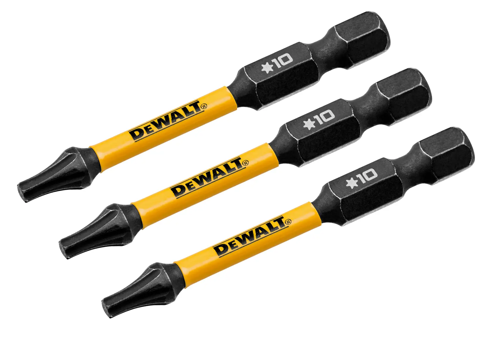 DEWALT FLEXTORQ BIT IN SET OF THREE angled view