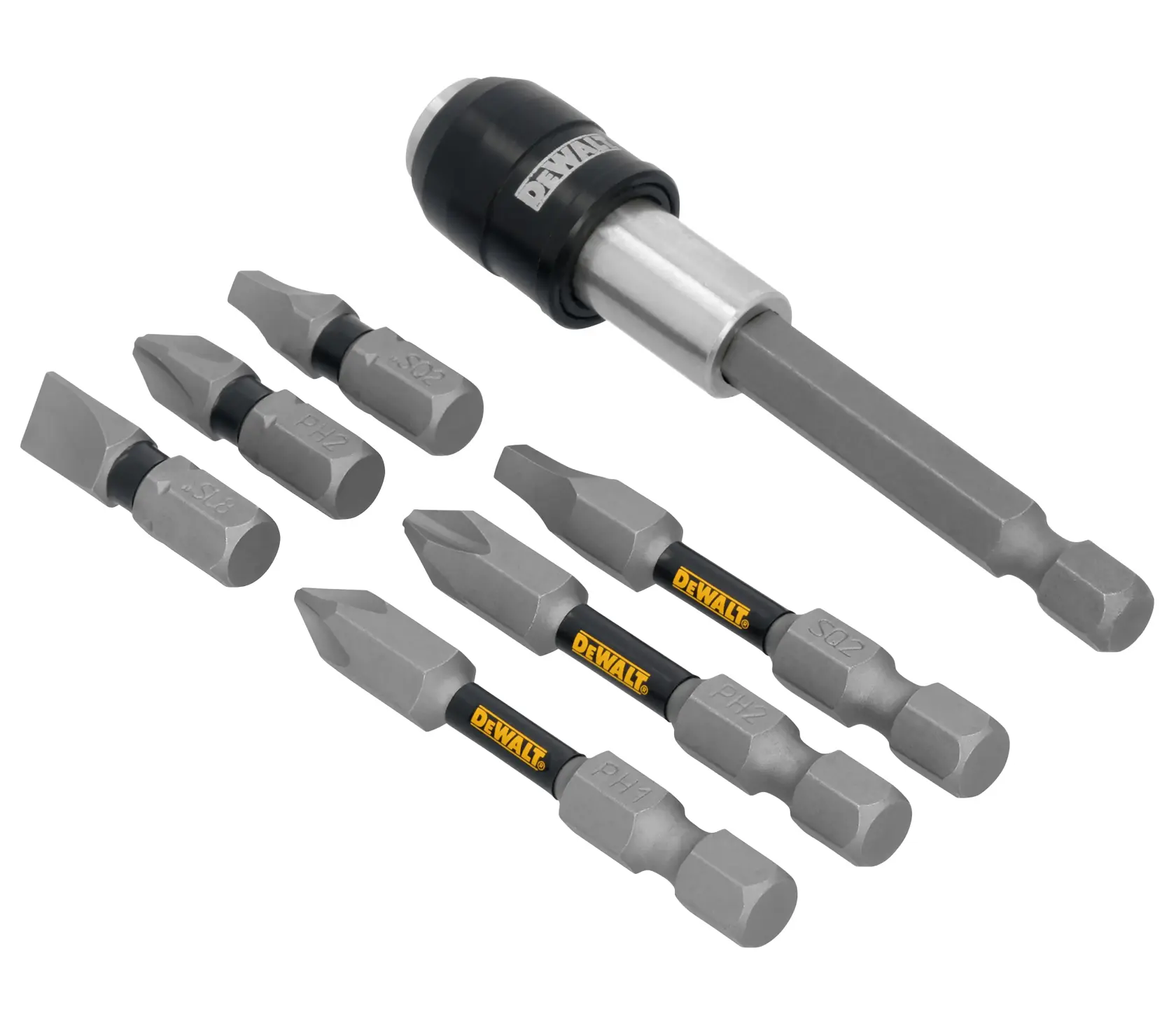  7 PC LOCKING HOLDER W/ BITS 3/4 view