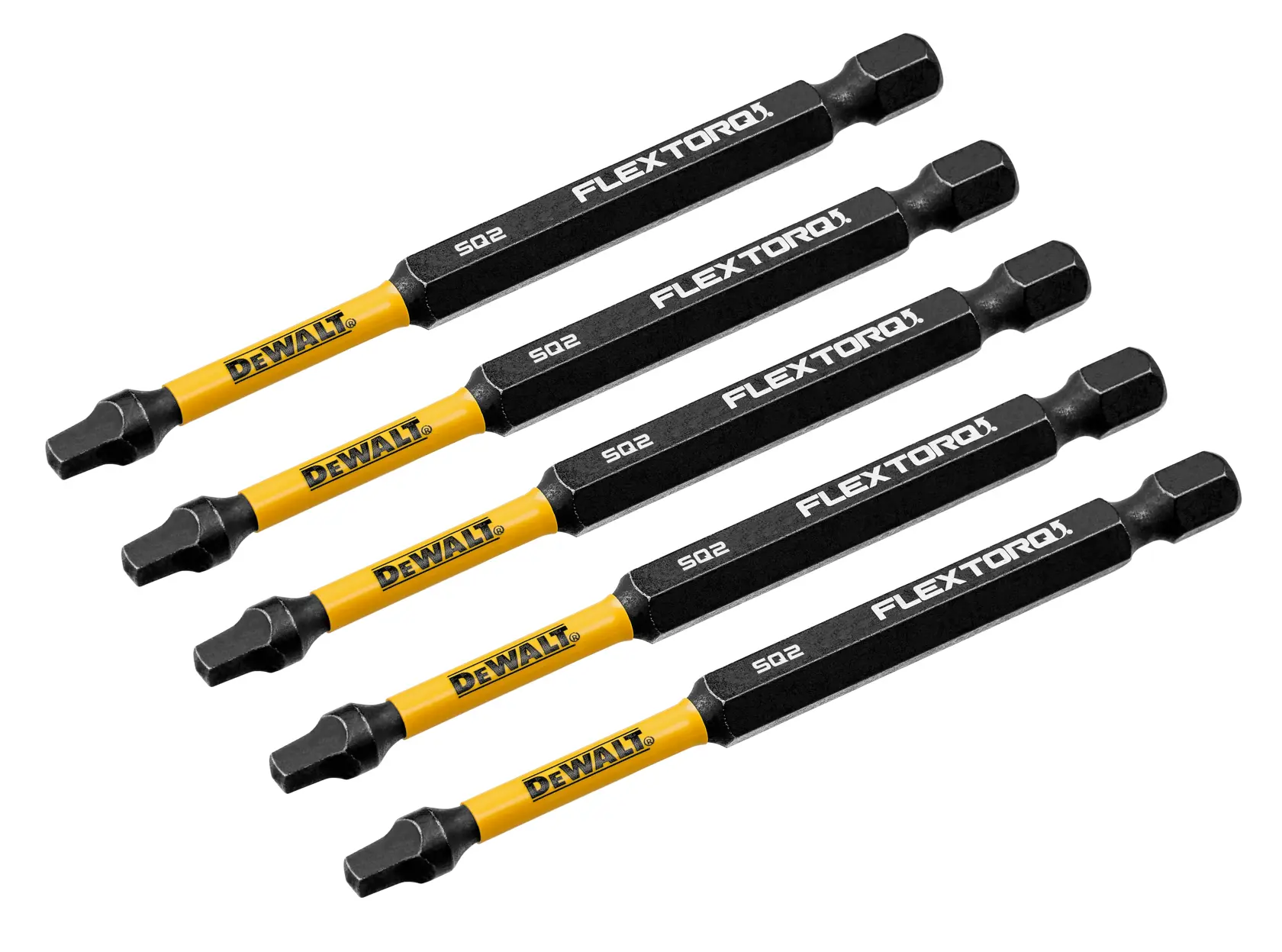 DEWALT FLEXTORQ BIT SET OF 5 angled view