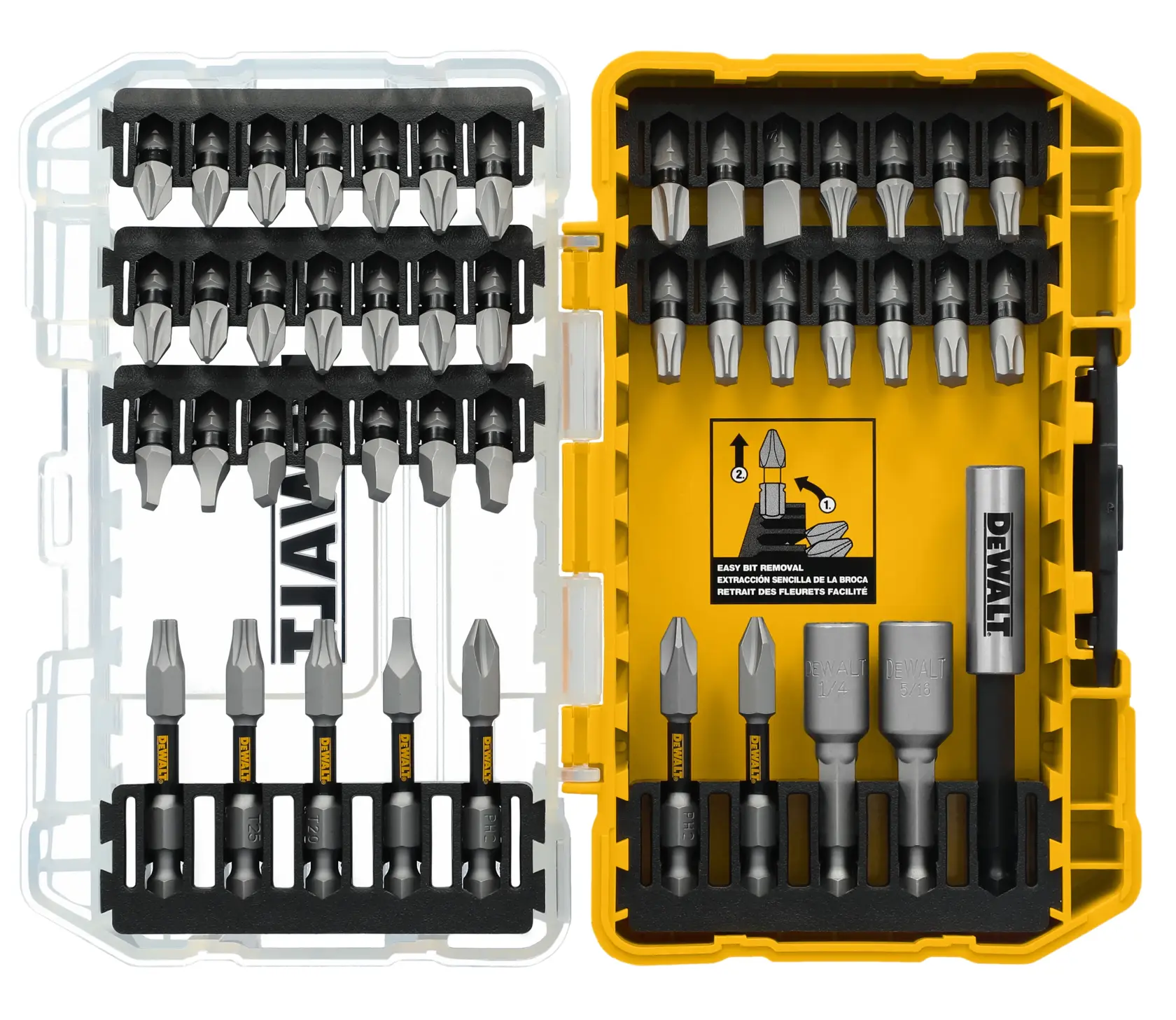 DEWALT® TOUGHGRIP™ 45-pc. Screwdriving Bit Set thumbnail 2