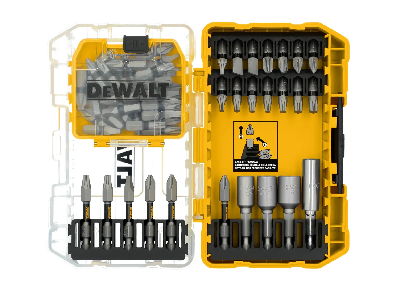 55 PC SCREWDRIVING SET 3/4 forward view