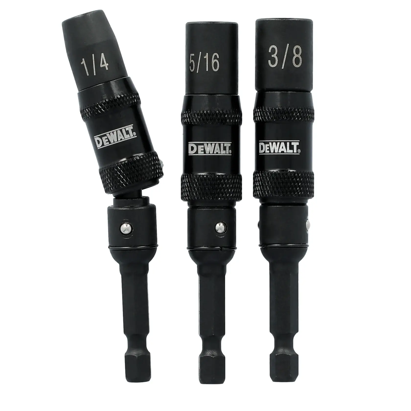 DEWALT ELITE SERIES 3PC PIVOTING NUT DRIVERS