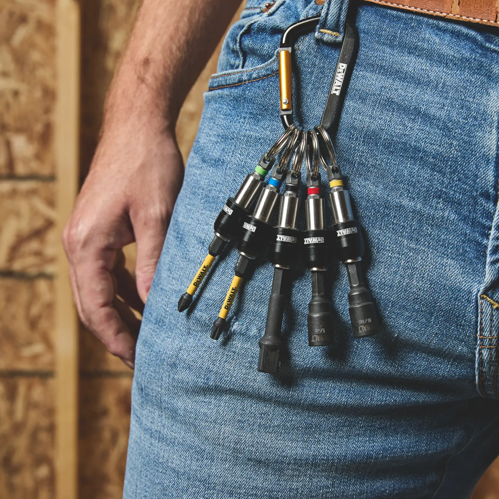 DEWALT® Keyring Bit Holder Set