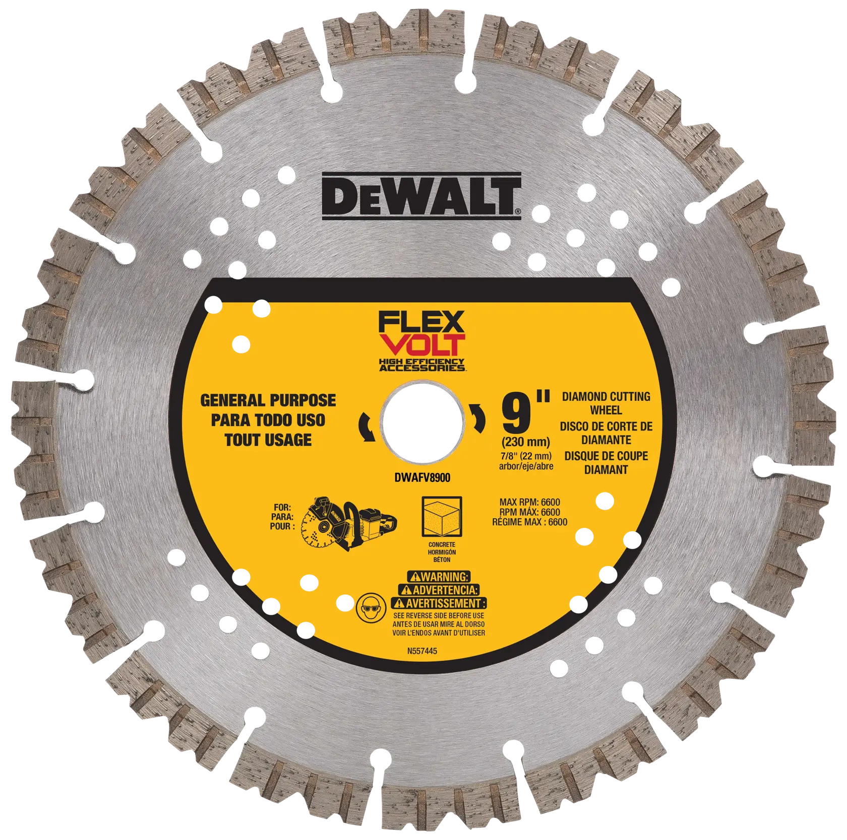 FLEXVOLT DIAMOND CUTTING WHEEL.