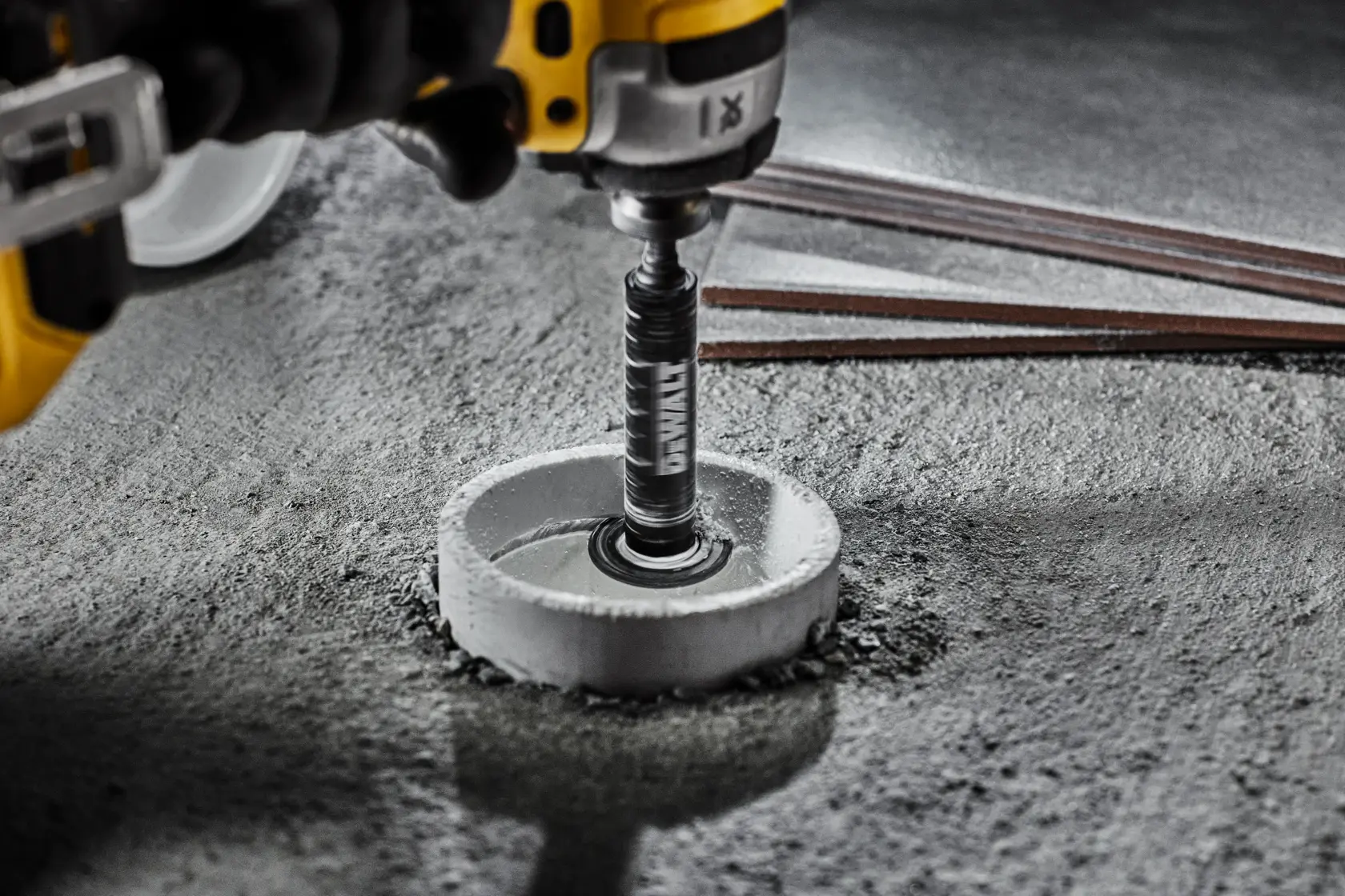  Inside Pipe Cutter cutting PVC pipe from inside view 