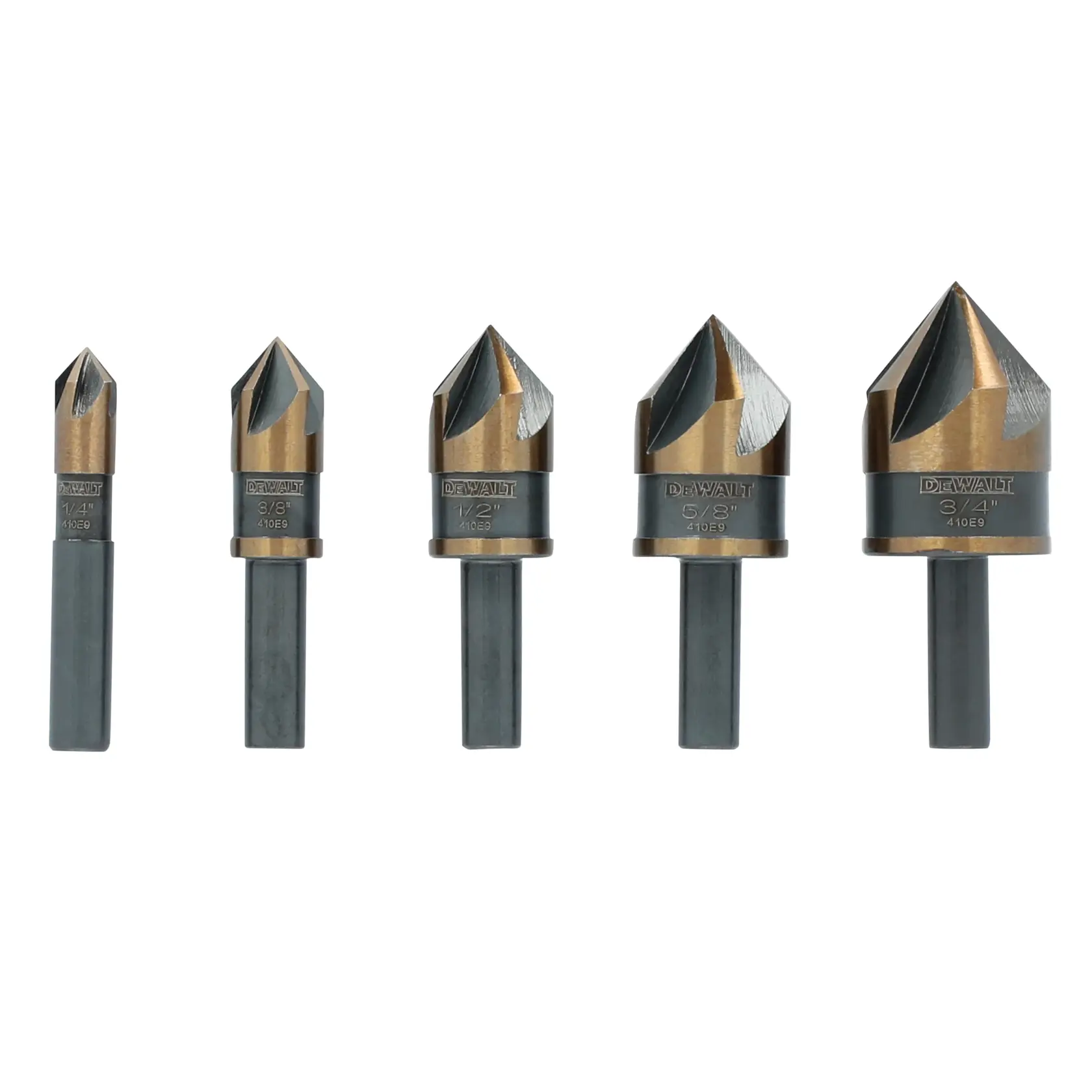 DEWALT® High-Speed Steel Countersink Set (5 PC.)