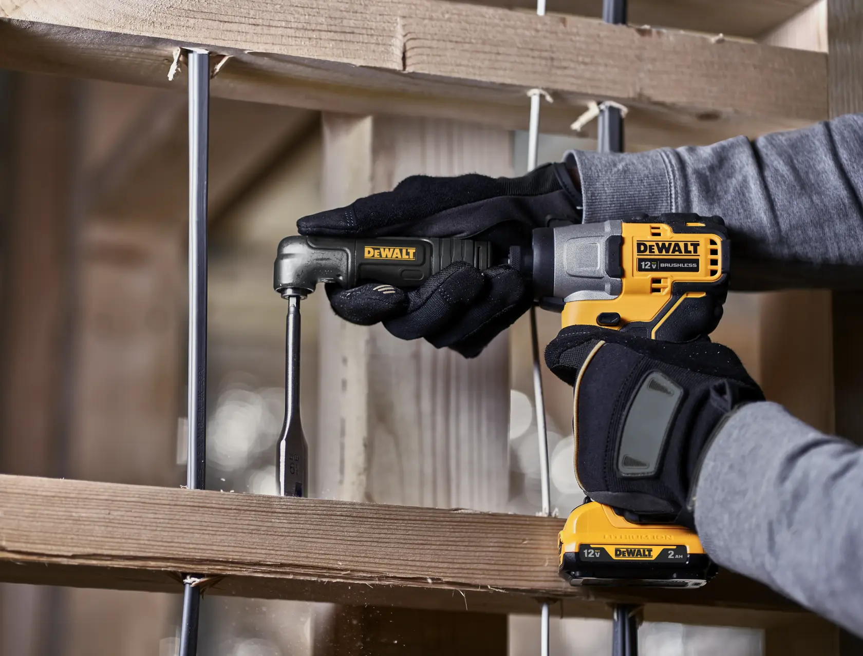 DEWALT® Right Angle Drill Adaptor, 2-In-1 Attachment