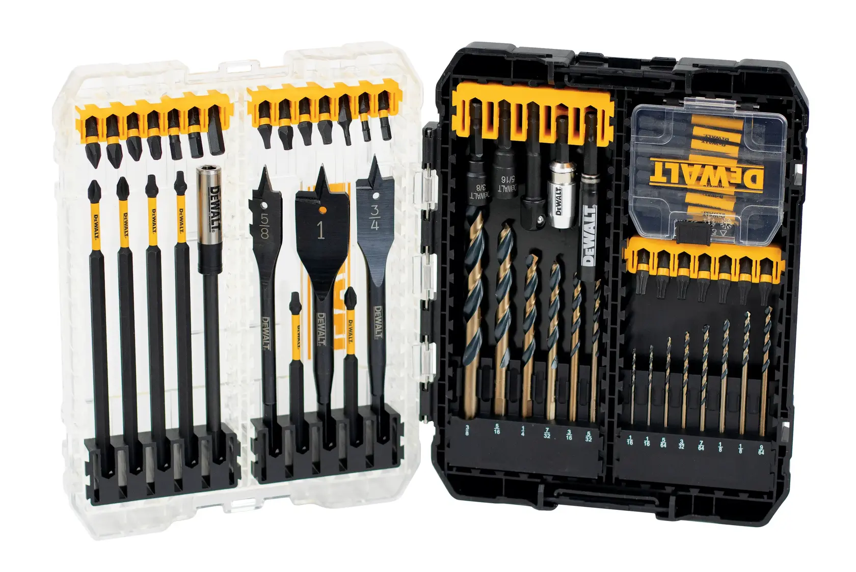 DEWALT® 66-Piece FlexTorq® IMPACT READY® Drilling and Driving Bit Set with ToughCase®+