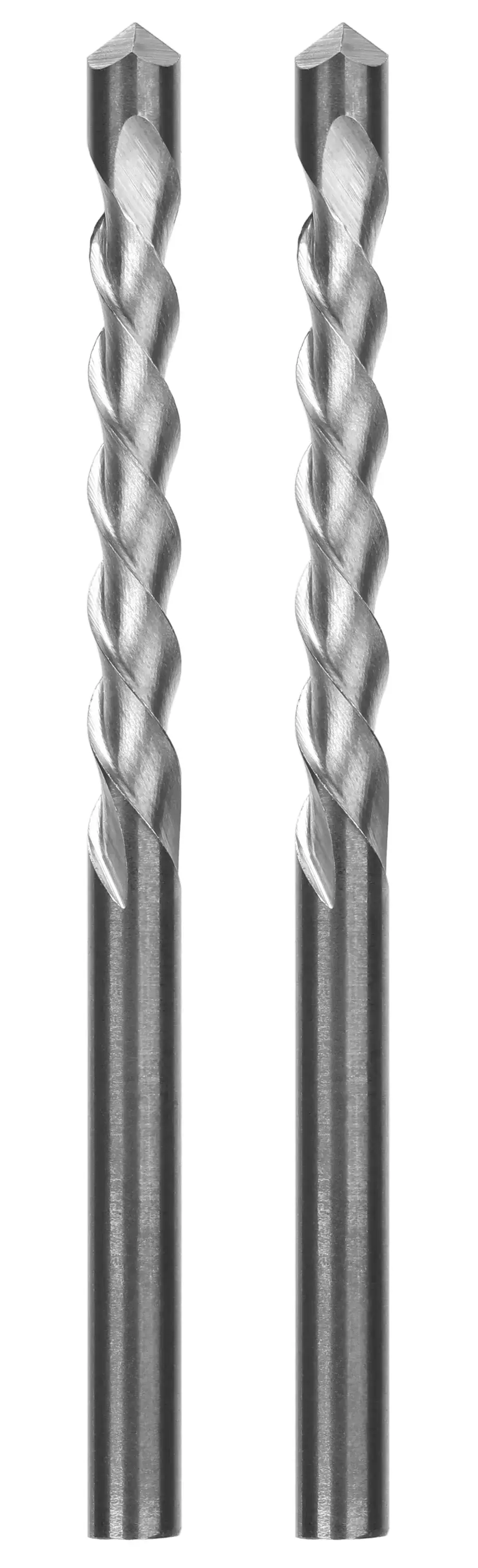 Profile of  2 piece PILOT POINT tip cut out bits.