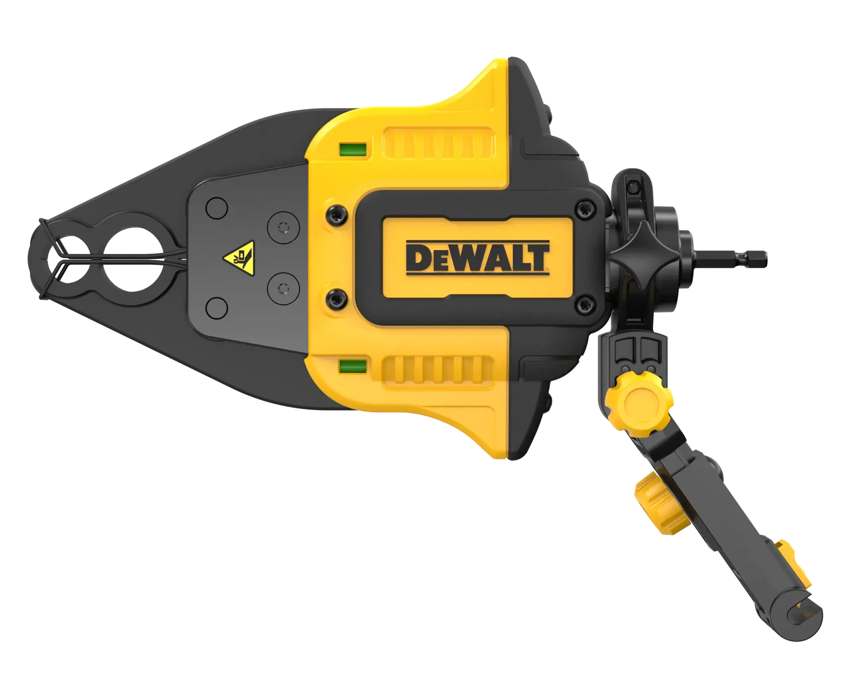 IMPACT CONNECT™ PEX Pincher Attachment showing  DEWALT logo