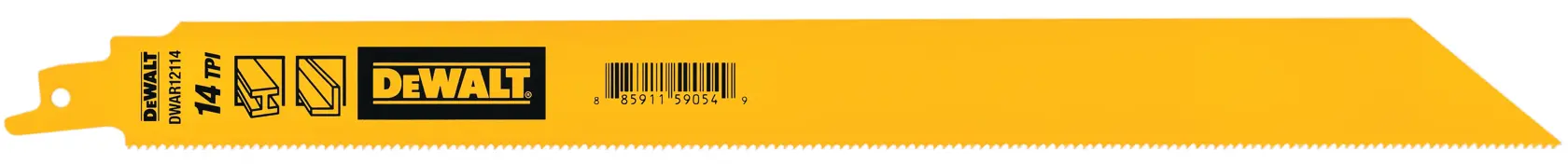 DEWALT® 12-in. 14 TPI 1-in. Reciprocating Saw Blade (5 Pk)